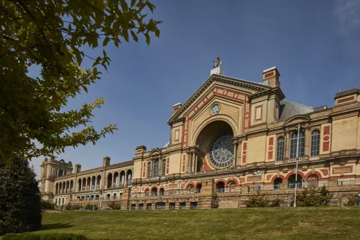 Alexandra Palace view from the outside