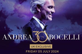 Bocelli Hyde Park poster